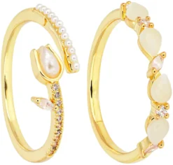 Hot Bijou Brigitte Set di anelli - Golden Tulip