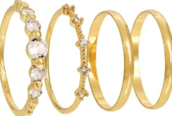 Online Bijou Brigitte Set di anelli - Golden Vision