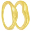 Hot Bijou Brigitte Set di anelli - Golden Wave