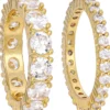 Clearance Bijou Brigitte Set di anelli - Iced Out