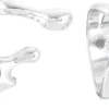 Online Bijou Brigitte Set di anelli - Liquid Shine