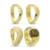 Clearance Bijou Brigitte Set di anelli - Marble Glow