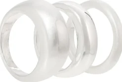 Clearance Bijou Brigitte Set di anelli - Matt Silver