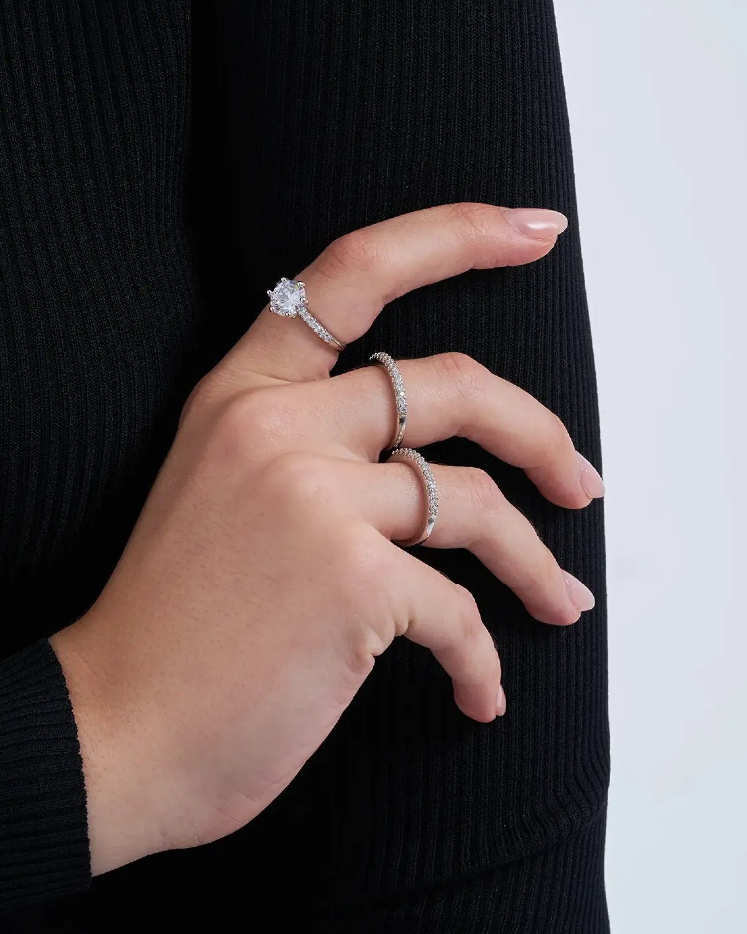 Discount Bijou Brigitte Set di anelli - Timeless Band