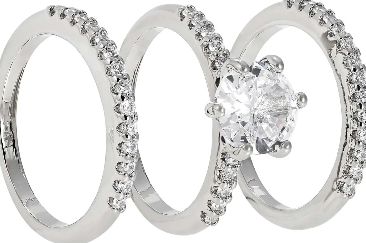 Discount Bijou Brigitte Set di anelli - Timeless Band