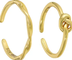 Discount Bijou Brigitte Set di anellos da piede - Golden Duo