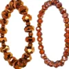 Clearance Bijou Brigitte Set di braccialetti - Brown Sparkle
