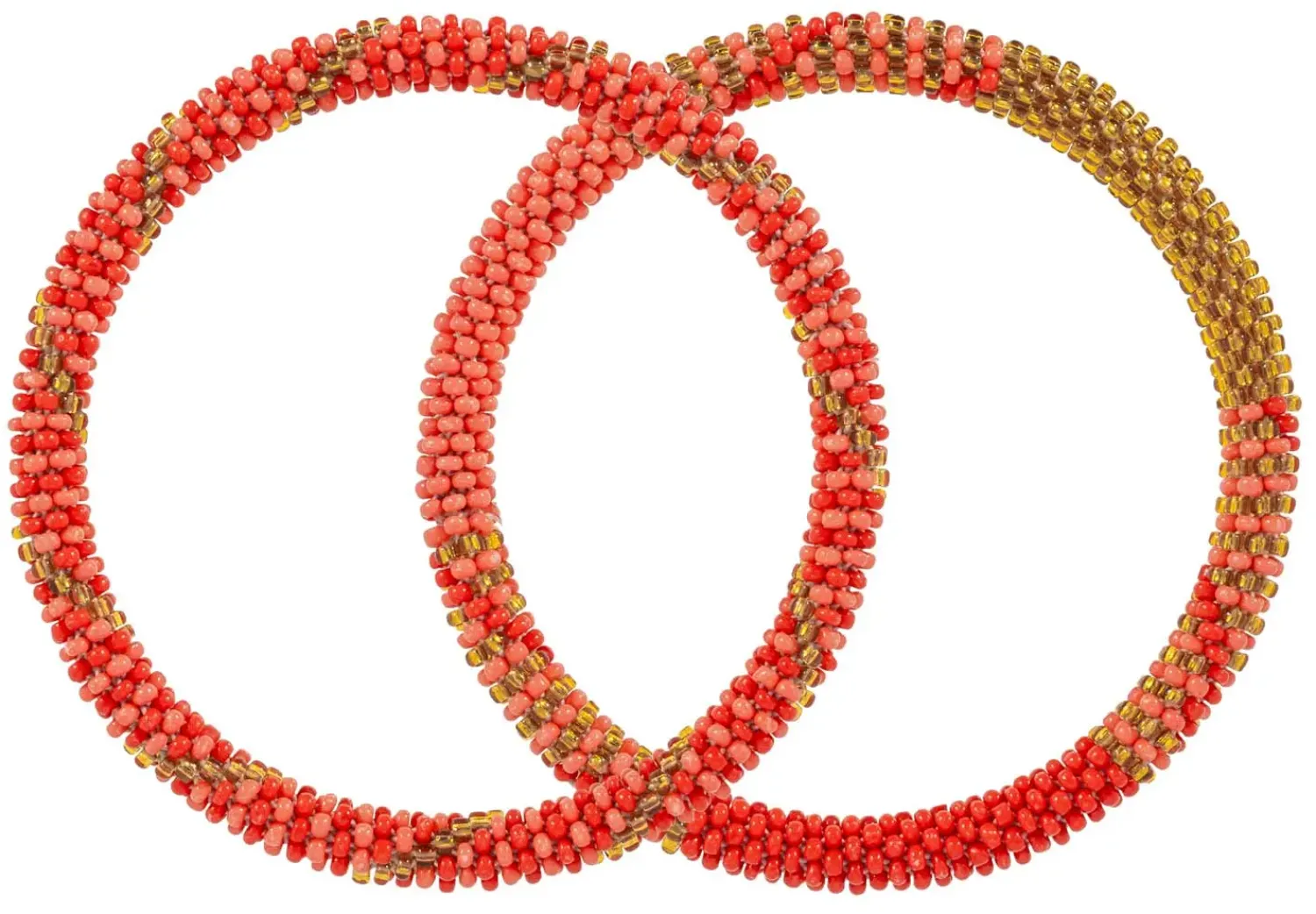 Sale Bijou Brigitte Set di braccialetti - Coral Weave