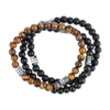 Sale Bijou Brigitte Set di braccialetti da uomo - Shadow Blend