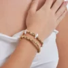 Discount Bijou Brigitte Set di braccialetti - Golden Pearls