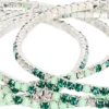 Hot Bijou Brigitte Set di braccialetti - Green Gleam