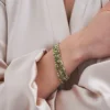Sale Bijou Brigitte Set di braccialetti - Lime Sparkle