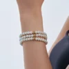 New Bijou Brigitte Set di braccialetti - Pearly Trio