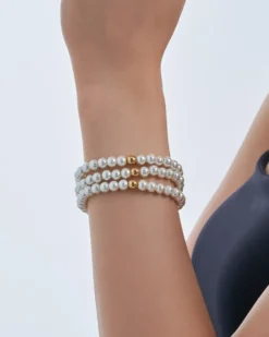 New Bijou Brigitte Set di braccialetti - Pearly Trio