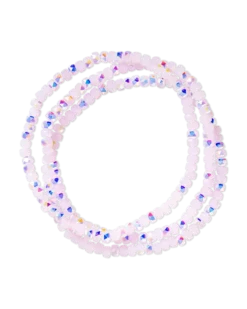 Best Bijou Brigitte Set di braccialetti - Rose Sparkle