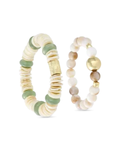 Online Bijou Brigitte Set di braccialetti - Shell Duo