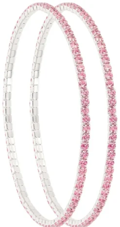 Clearance Bijou Brigitte Set di braccialetti - Shiny Pink