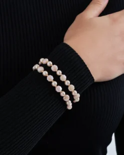 Best Bijou Brigitte Set di braccialetti - Soft Rose