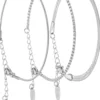 New Bijou Brigitte Set di braccialetti - Steel Trio
