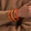 Outlet Bijou Brigitte Set di bracciali - Golden Amber