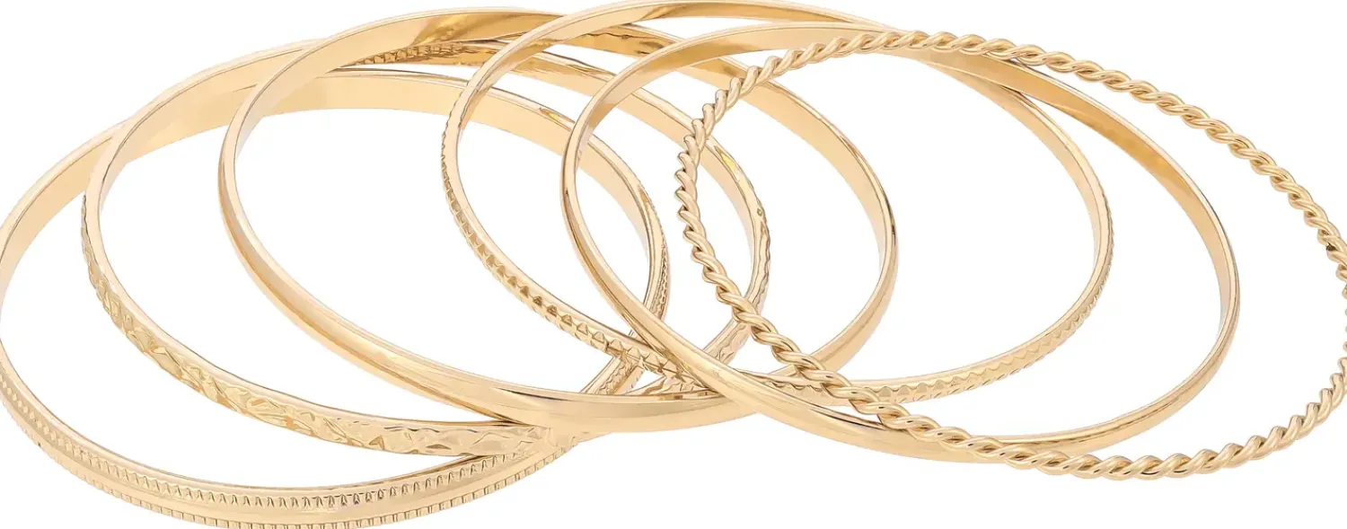 Sale Bijou Brigitte Set di bracciali - Golden Classic