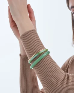 Discount Bijou Brigitte Set di bracciali - Light Green