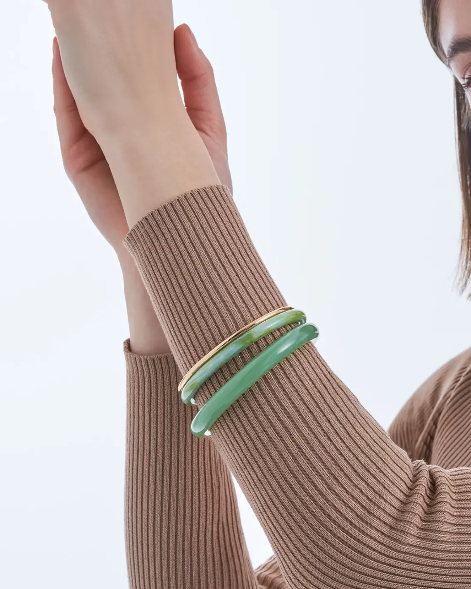 Discount Bijou Brigitte Set di bracciali - Light Green