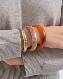Hot Bijou Brigitte Set di bracciali - Natural Brown
