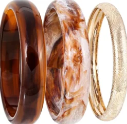 Hot Bijou Brigitte Set di bracciali - Natural Brown