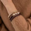 Outlet Bijou Brigitte Set di bracciali - Terra d'oro