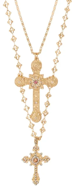 New Bijou Brigitte Set di collane - Cross Duo