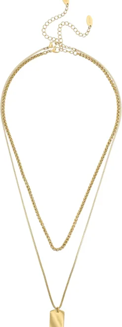 Sale Bijou Brigitte Set di collane da uomo - Golden Tag