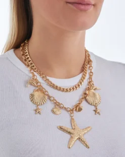 Hot Bijou Brigitte Set di collane - Golden Maritime