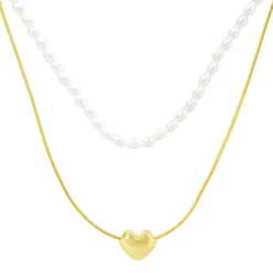 Hot Bijou Brigitte Set di collane - Puffy Pearl
