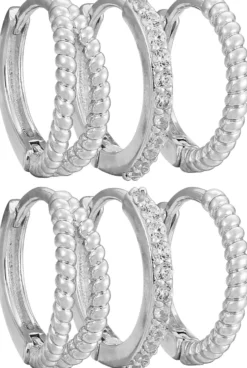 Sale Bijou Brigitte Set di creoli - Basic Silvers