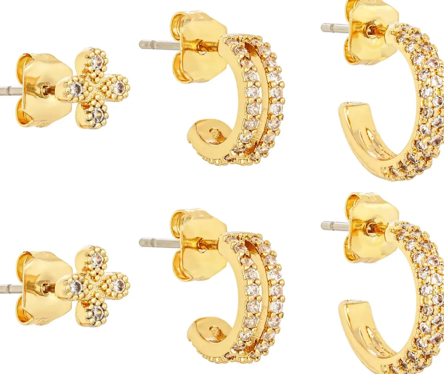 Best Bijou Brigitte Set di creoli - Basic Trio