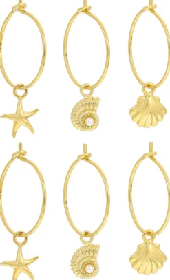 Discount Bijou Brigitte Set di creoli - Beach Shells