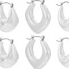 Hot Bijou Brigitte Set di creoli - Chunky Trio