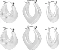 Hot Bijou Brigitte Set di creoli - Chunky Trio
