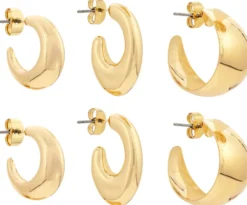 Best Bijou Brigitte Set di creoli - Golden Basics