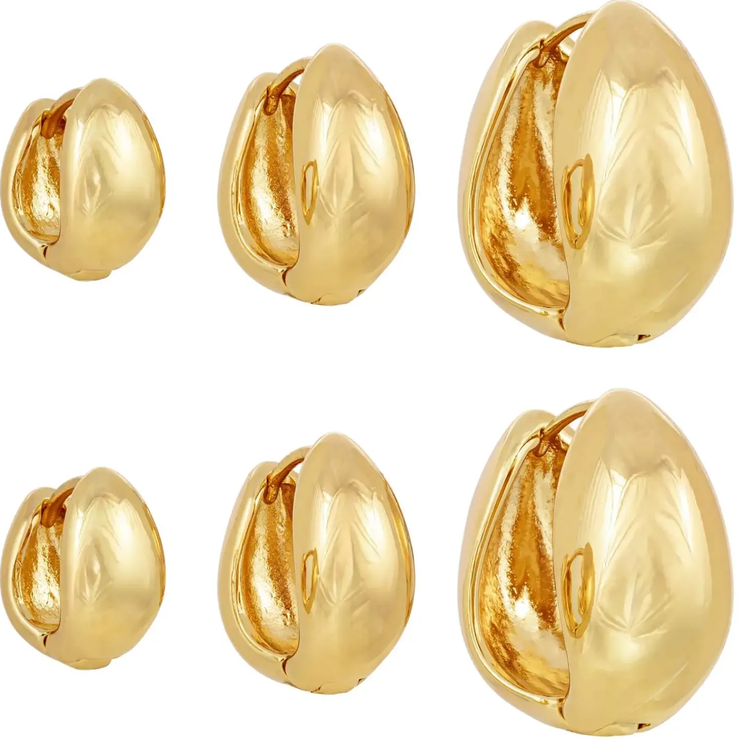 Sale Bijou Brigitte Set di creoli - Golden Glow