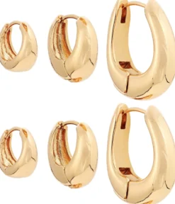 Online Bijou Brigitte Set di creoli - Golden Shine