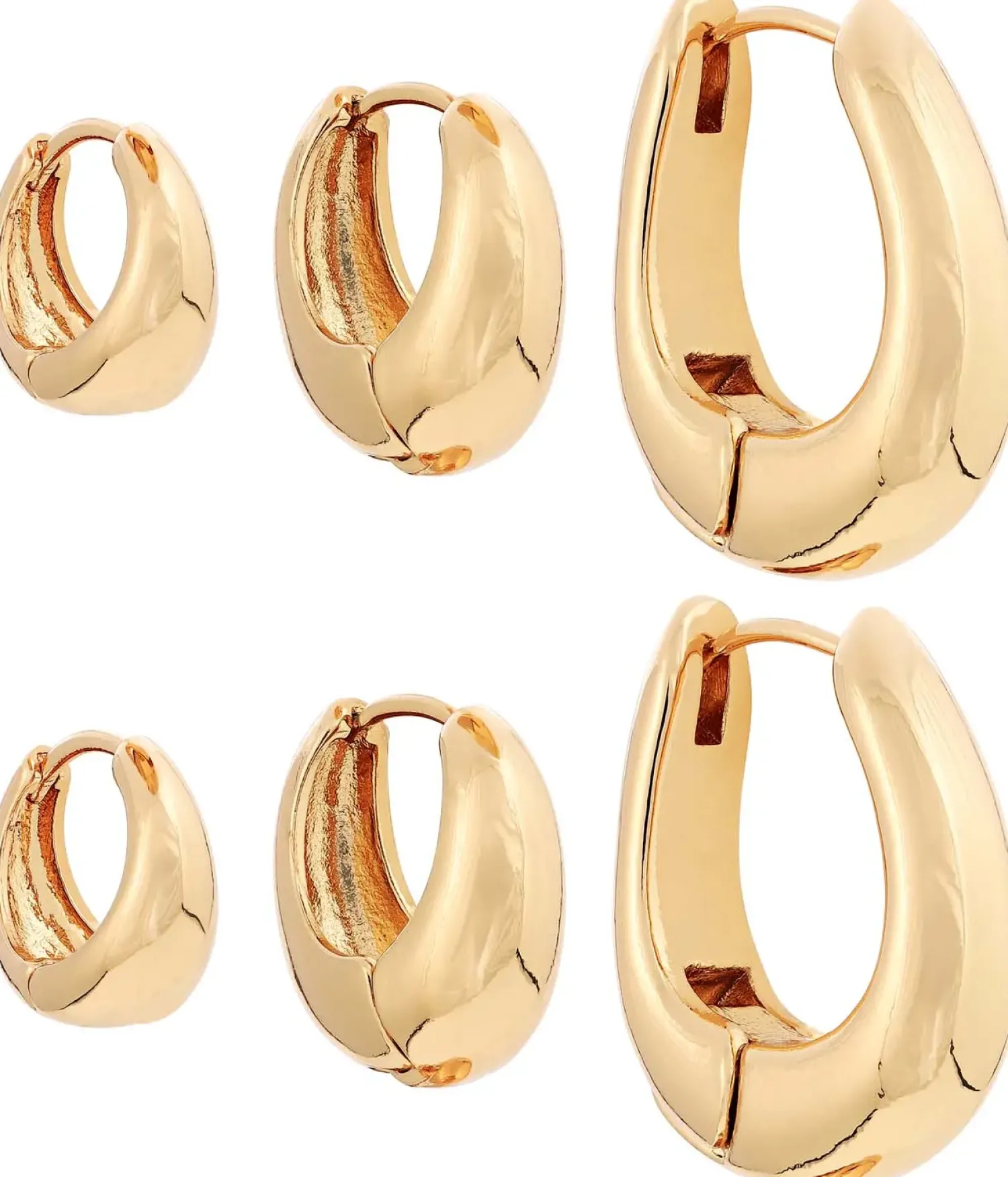 Online Bijou Brigitte Set di creoli - Golden Shine