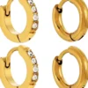 New Bijou Brigitte Set di creoli - Mini Steel
