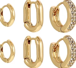 New Bijou Brigitte Set di creoli - Perfect Gold