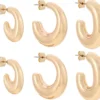 Bijou Brigitte Set di creoli - Radiant Gold