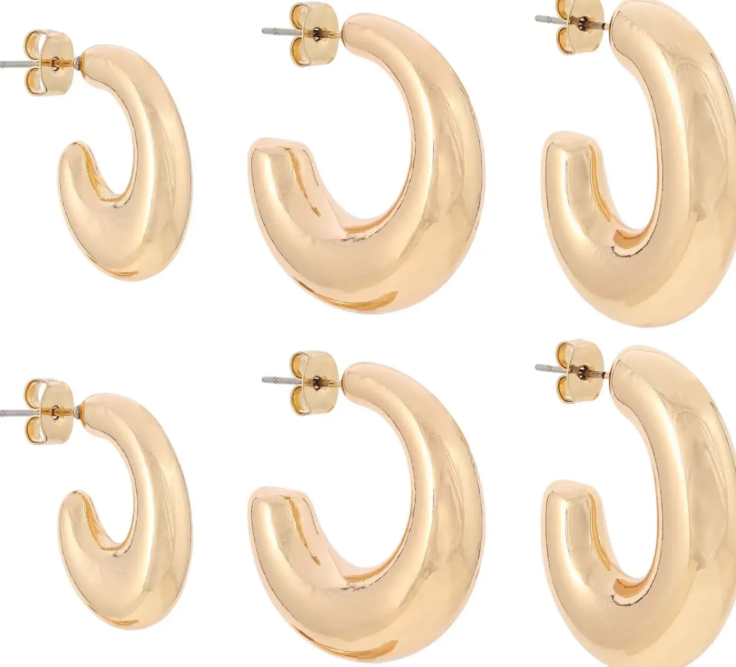 Bijou Brigitte Set di creoli - Radiant Gold