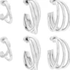 New Bijou Brigitte Set di creoli - Silver Twist