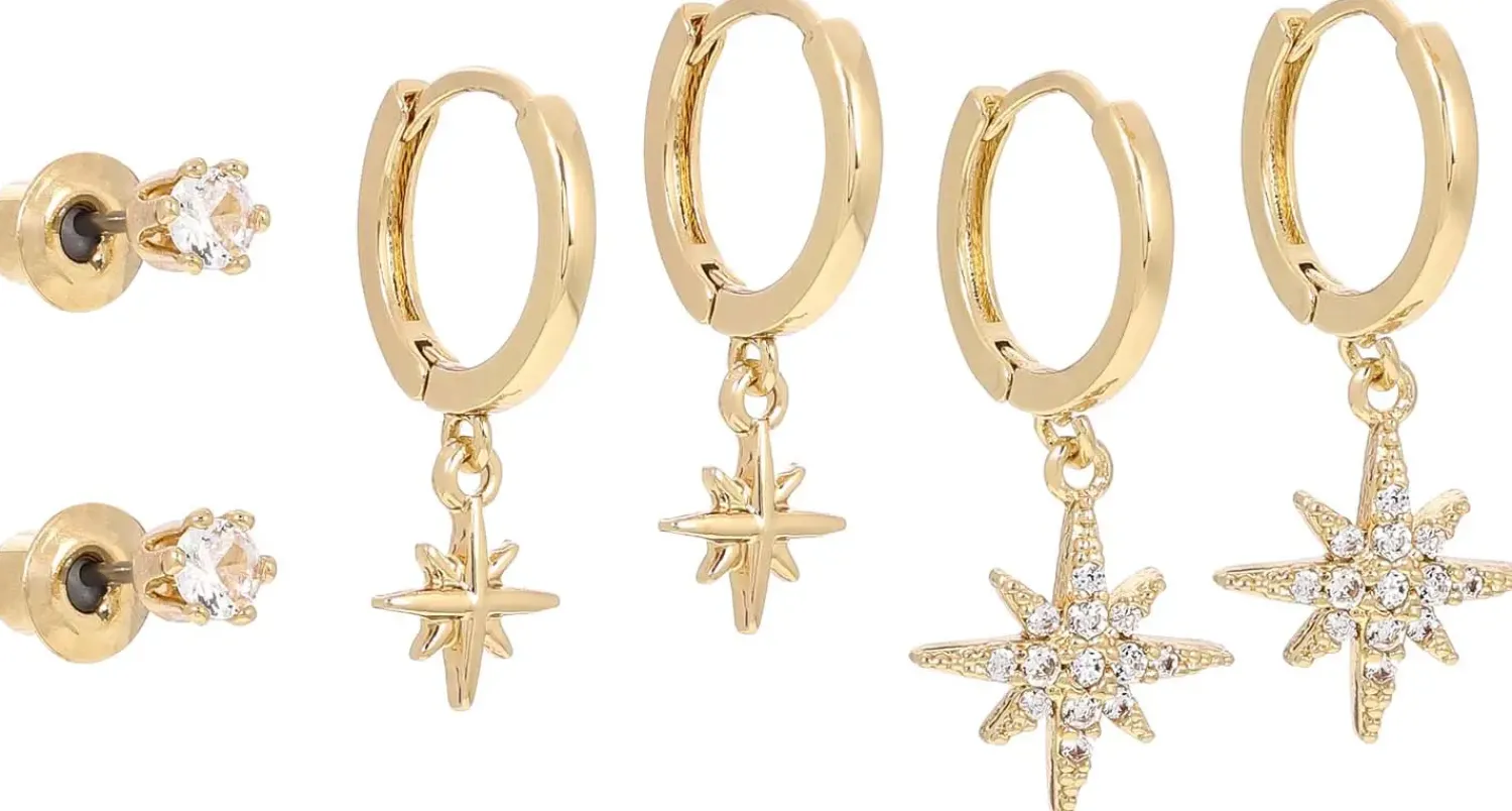 Best Bijou Brigitte Set di creoli - Wonderful Stars
