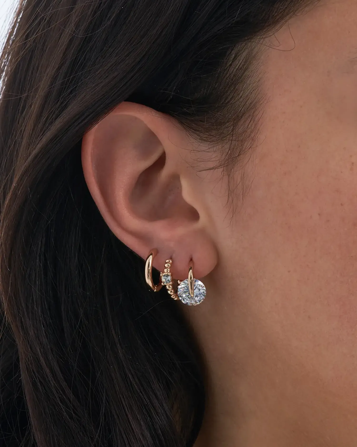 Online Bijou Brigitte Set di creoli - Zirkonia Bling